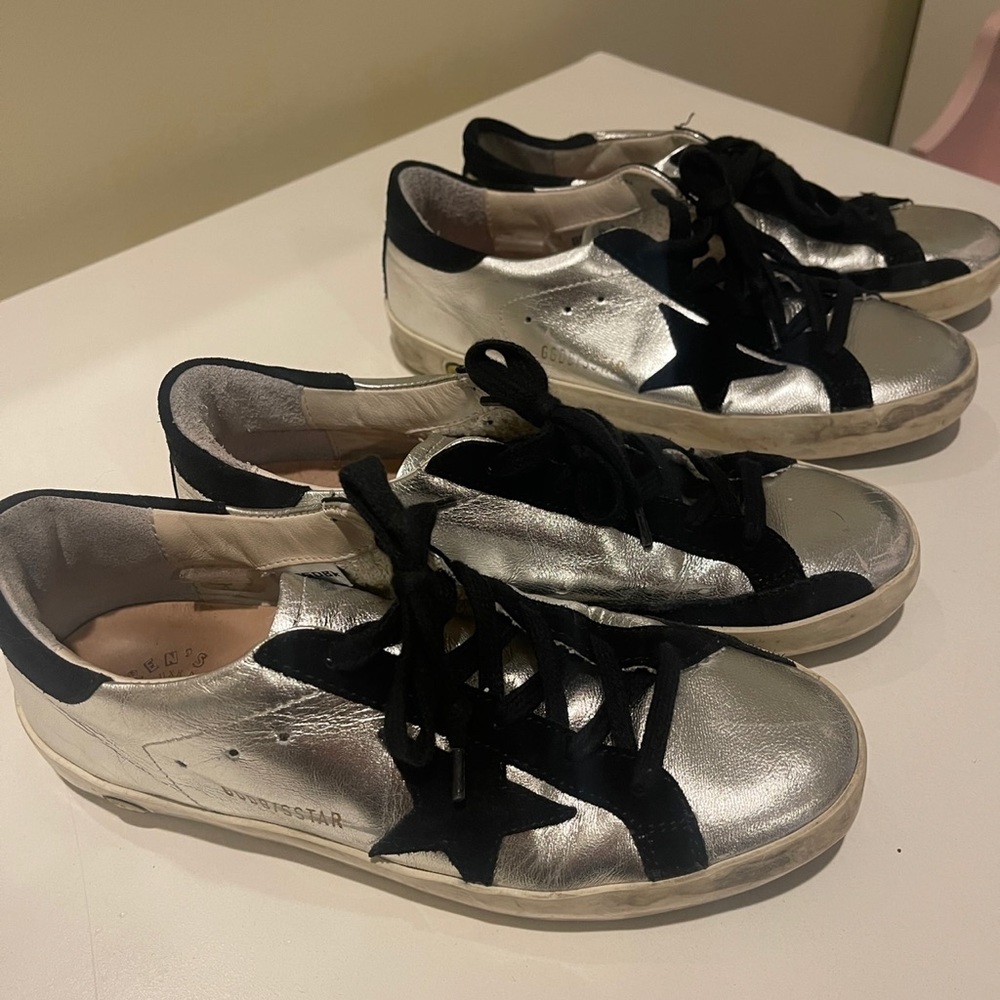 100% Authentic. Golden Goose kids Tennis shoes! 2 Pair! Boy or Girl.